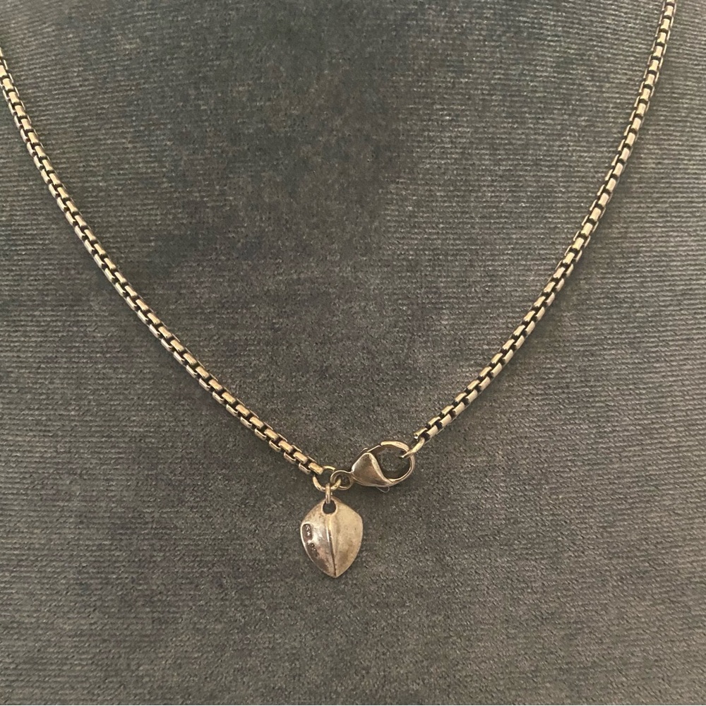 David Yurman Silver Chain Necklace - Picture 4 of 4
